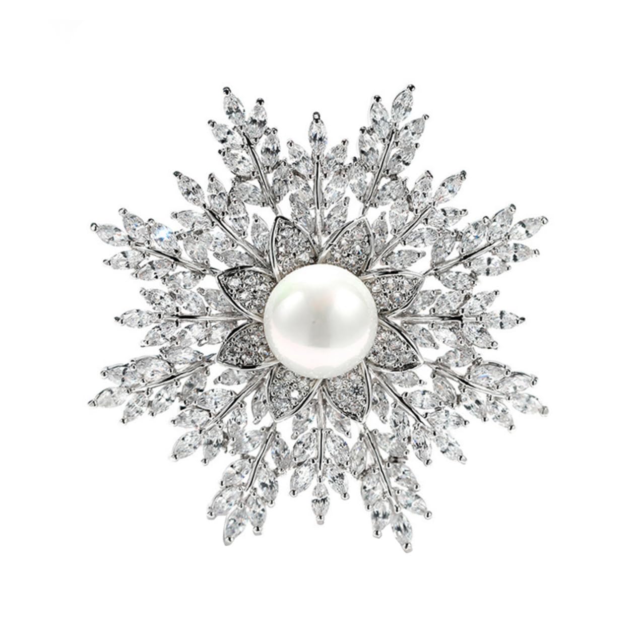SOIMISS 3pezzi Spilla Elegante Forma Di Fiocco Di Zircone Per Donne Accessorio Per Cardigan e Giacche Decorazione Sottile e Chic Argento Perfetta Per Matrimonio e Occasioni Speciali