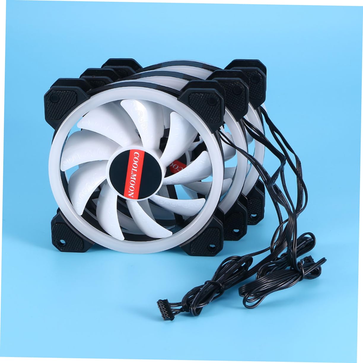 OSALADI Ventola per Case Pc Rgb Ventola per Cpu Silenziosa Ad Alto Flusso Ventole per Case Computer Rgb