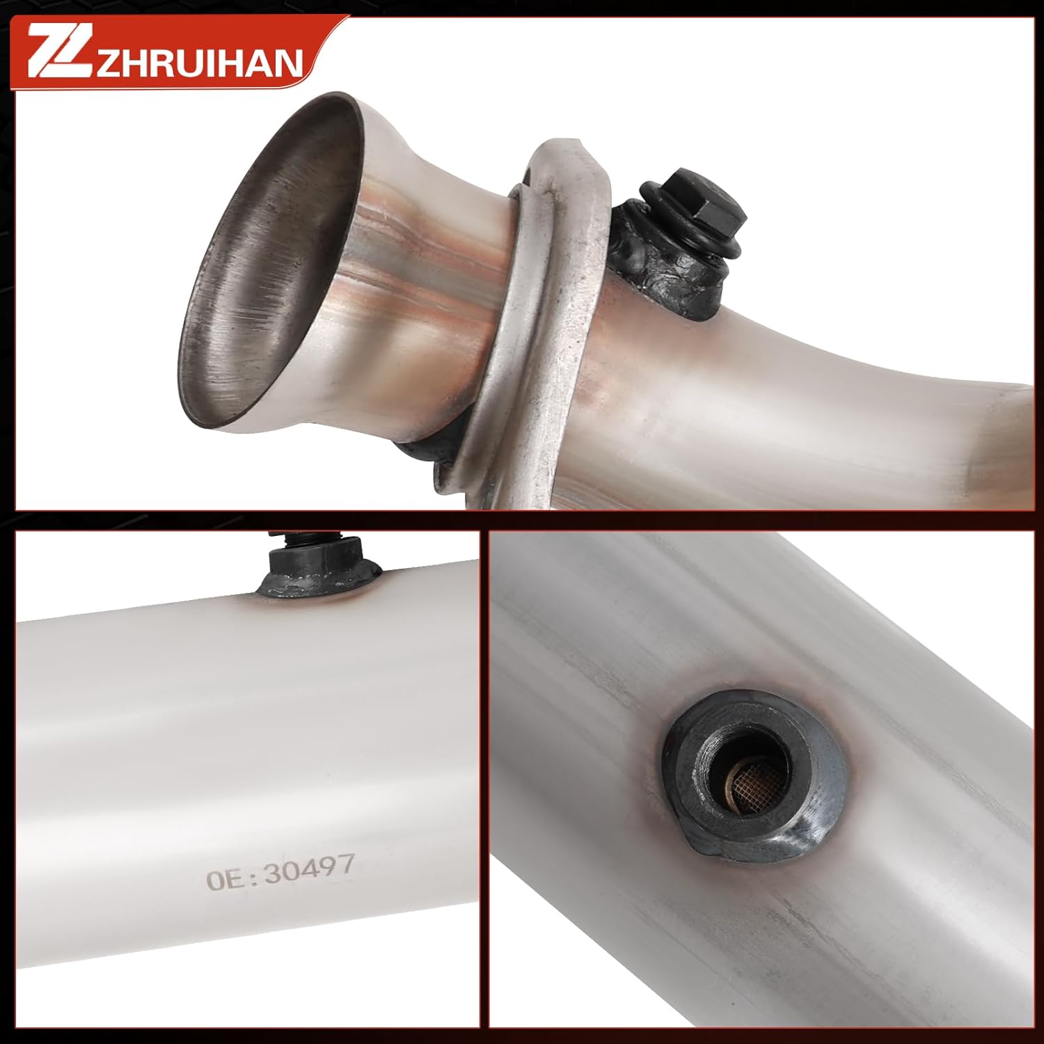 Left and Right 2-PC Catalytic Converter Kit Compatible with F-150 2009-2010 5.4L, Expedition 2007-2014 5.4L, Navigator 2007-2014 5.4L, Reference OE: 645281 53904 30496 19318, EPA Compliant