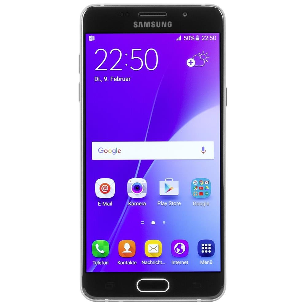 Samsung Galaxy A5 (2016) SM-A510F 16GB 4G Black - smartphones (Single SIM, Android, NanoSIM, GSM, HSPA, UMTS, LTE) – Poland