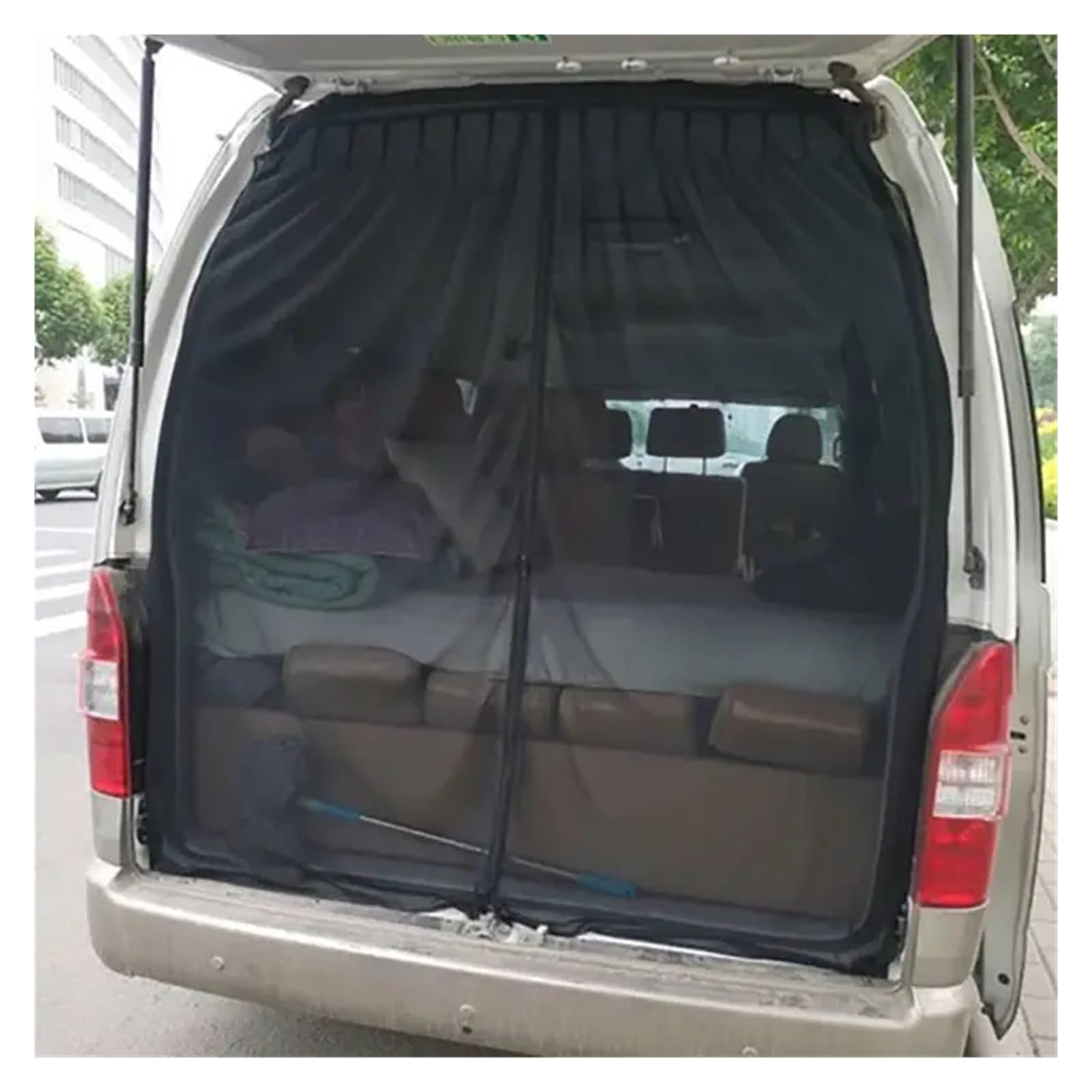 AVSMGP Moskitonetz Für Die Heckklappe des Autos Magnetisches Insektenschutzgitter Für Vans Fliegende Insekten Und Staub Für Wohnmobile, Campervans,130cm×140cm