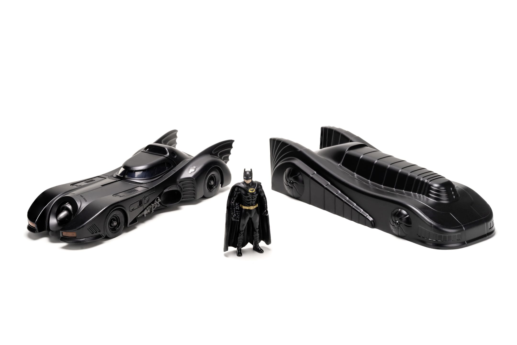 Batmobile 1989 JADA TOYS – Voiture Kit Avec Figurine Batman, 1/24, Métal/plastique, Neuve