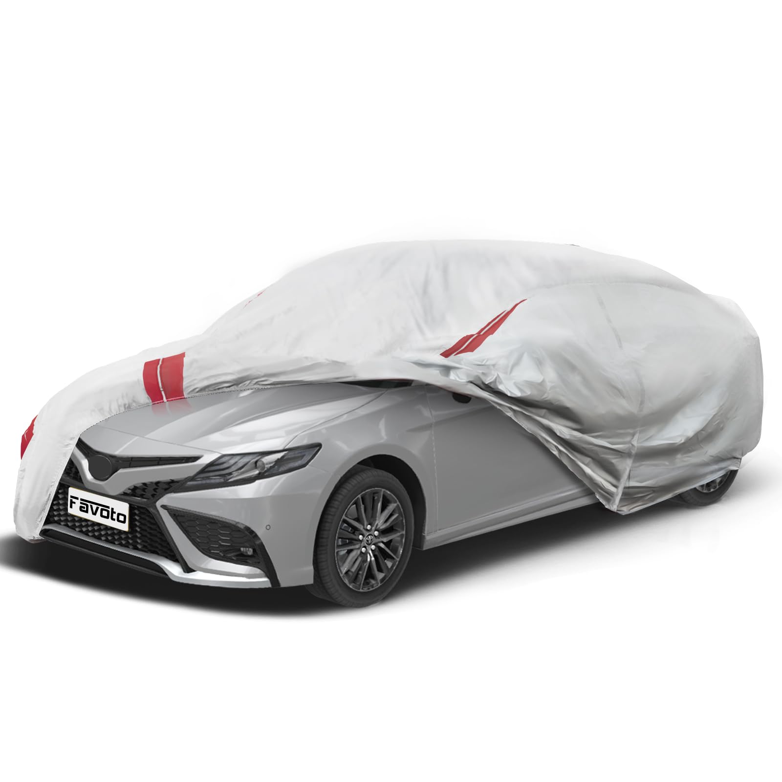 Favoto Sedan Car Cover Waterproof - Custom Fit for Toyota Camry 1996-2014 All Weather for Automobiles Outdoor with