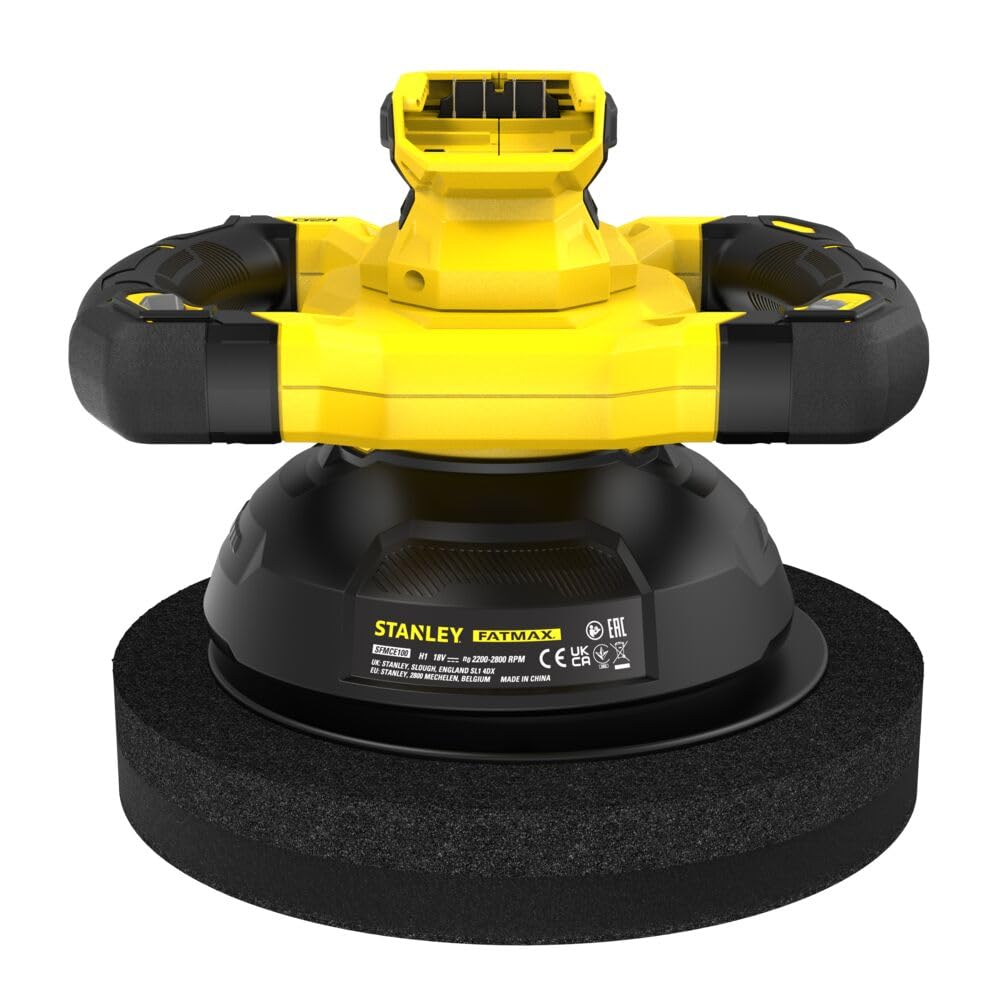 STANLEY SFMCE100B-XJ, polisseuse sans-fil 18V, 3 vitesses, orbitale 12mm