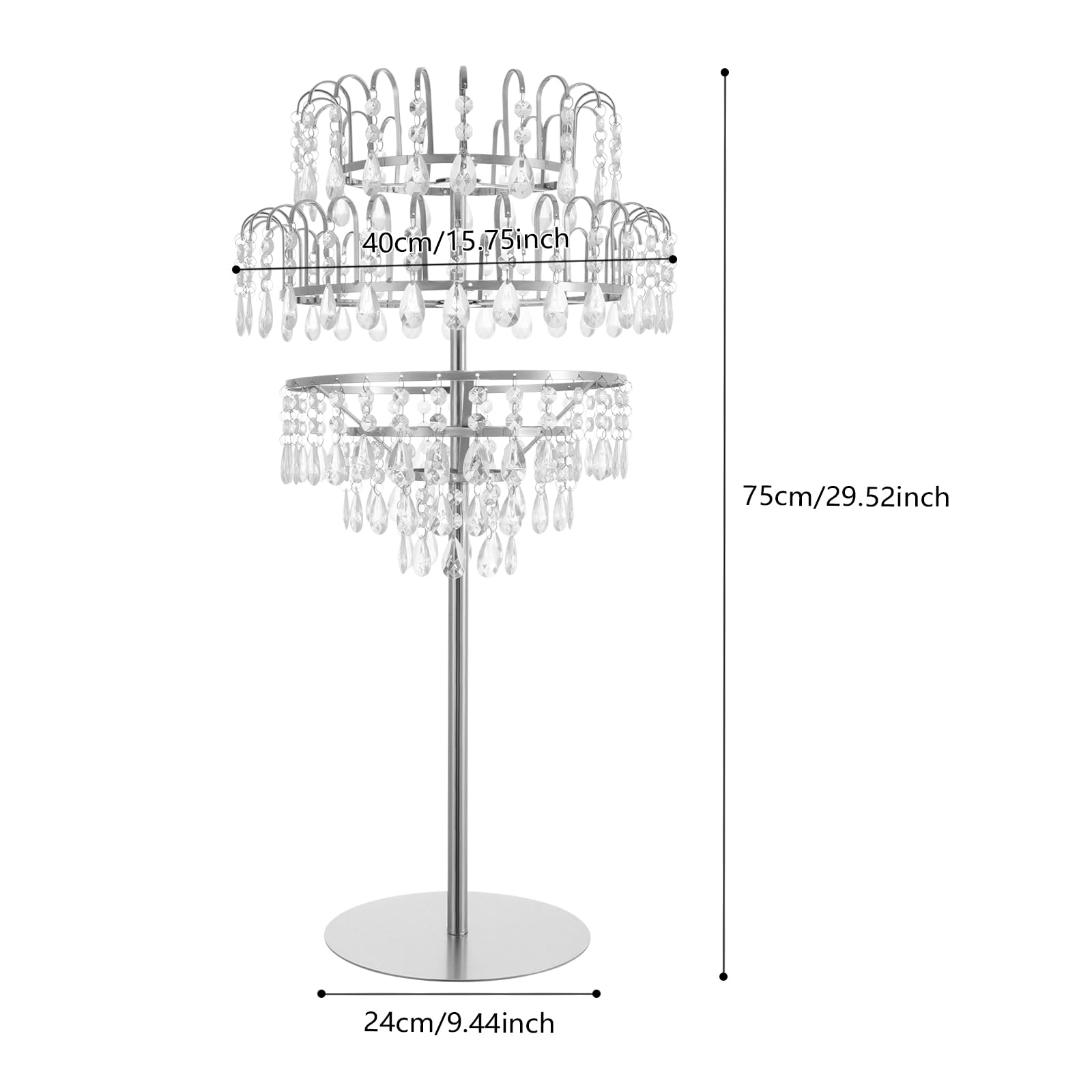Centros de Mesa de Boda de Metal acrílico, jarrones de Flores, Soporte para Flores, Soporte de jarrones de Cristal en Forma de Columna, Estante para exhibir Flores para Bodas y fie