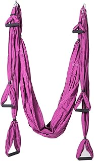 Topchances Aerial Yoga Swings Hammock with Mounting Kit for Adults/Kids/, Indoor Anti Gravity Yoga Swing Trapeze Sling Inversion Tool for Gym Home Fitness
