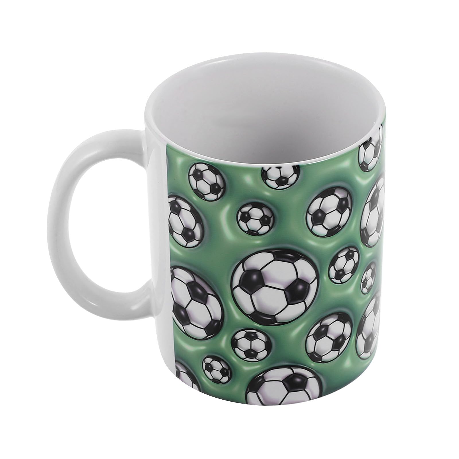 TOPBATHY 2 Pezzi Tazza da Calcio in Ceramica, Tazza Caffè per Appassionati