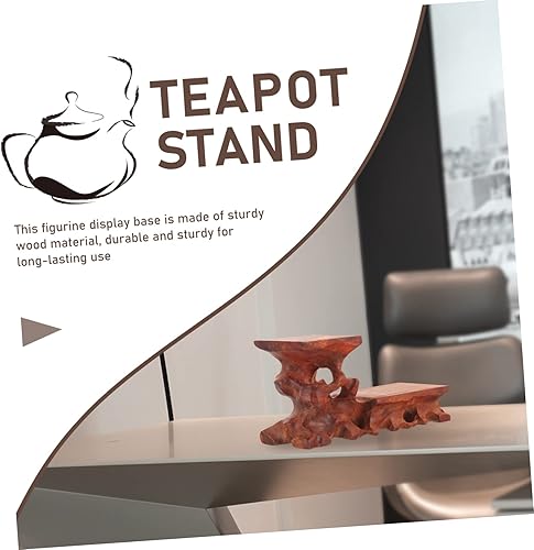 Miniatura 6 de DOITOOL Soporte de exhibición de estilo chino Estatuilla Estante de exhibición de madera Soporte de exhibición de madera Jarrón antiguo Soportes de