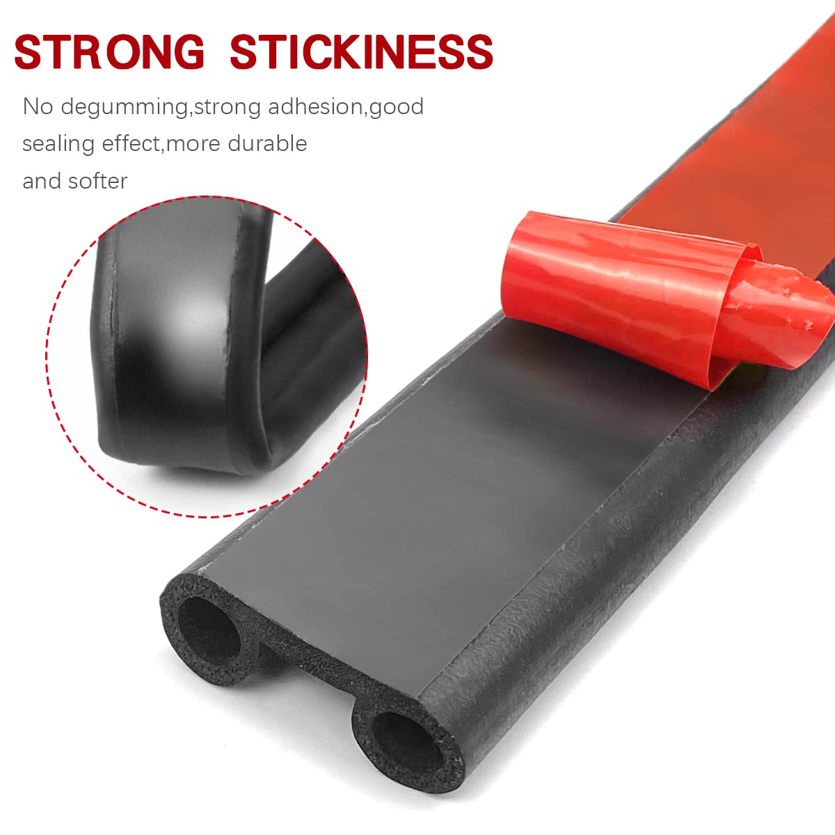 Guarnizione Porta Auto Universale - Nero, 10.36 M, Autoadesiva, Impermeabile E Antirumore, Per Portiere E Cofani - Foto 11