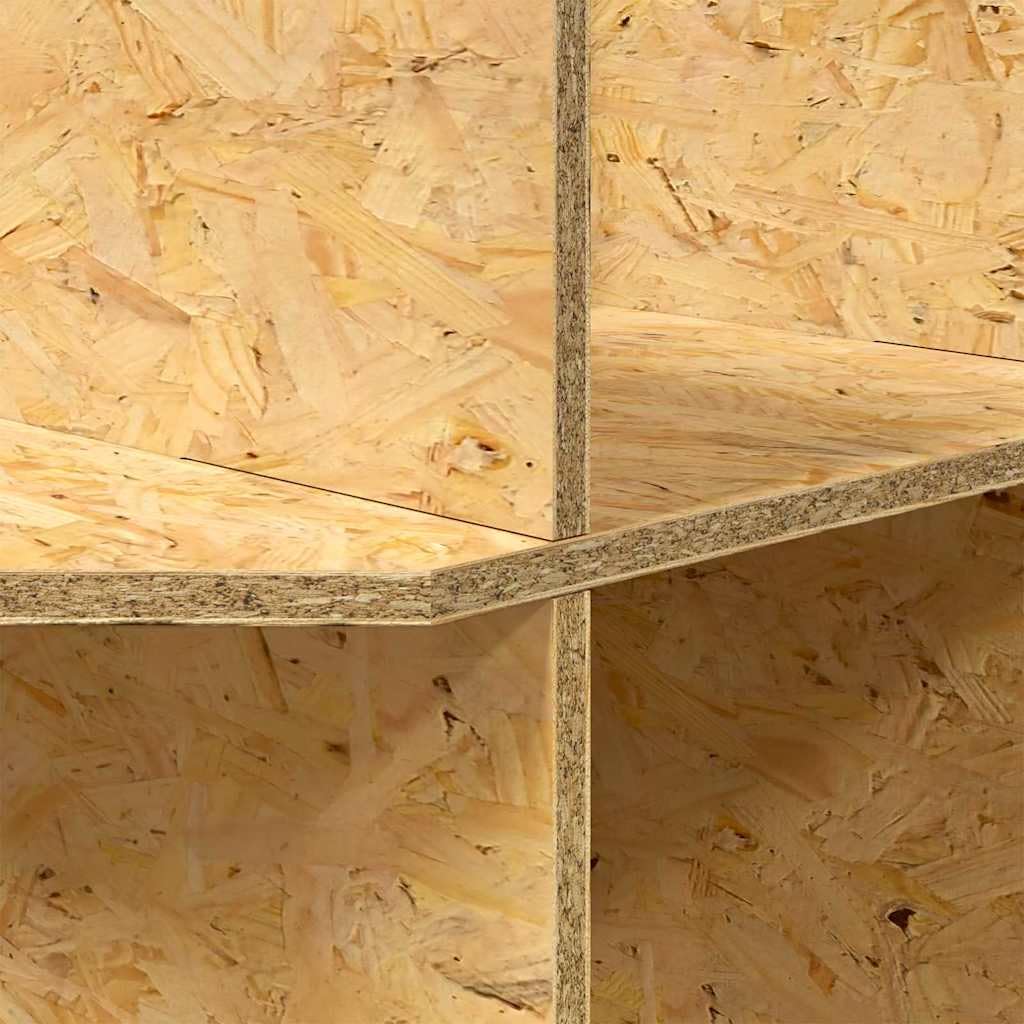 vidaXL Terrarienbasis Braun 50 x 50 x 50 cm OSB, Rustikale, stabile Terrarienbox, Perfekter Lebensraum, Stauraum für Reptilien, tierfreundliche Basis für Schlangen und Echsen