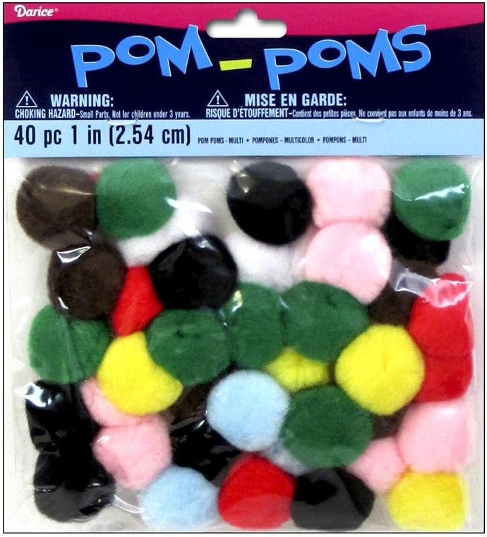Darice Pom Poms in Basic Craft Supplies