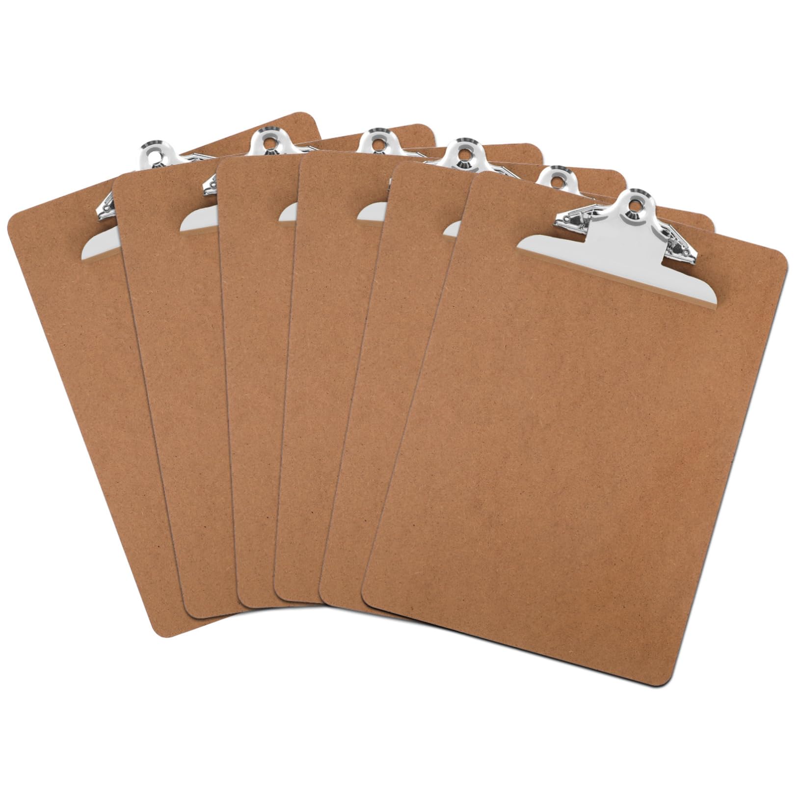 Klemmbretter im Briefformat aus Mdf Braun, Schreibplatte