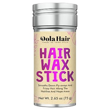 Dolahair Hair Wax Stick - Flyaway Control and Styling Pomade for Kids, Women, and Men - Slick Back Hair Bun Maker and Hair Accessorie for Teen Girls 1 Pack of Wax