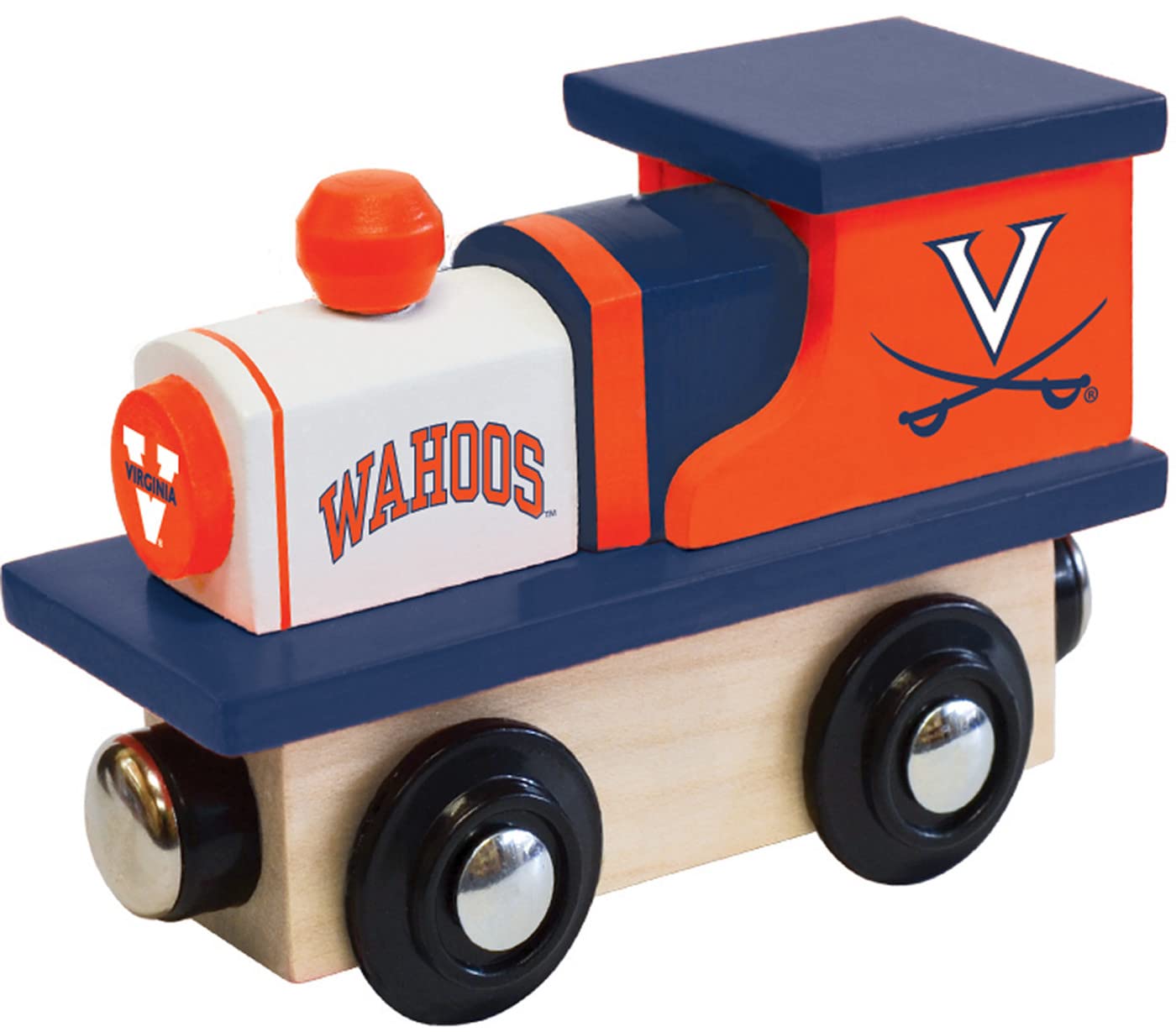 Masterpieces NCAA Wooden Toy Train Engine - Officially Licensed - Virginia Cavaliers