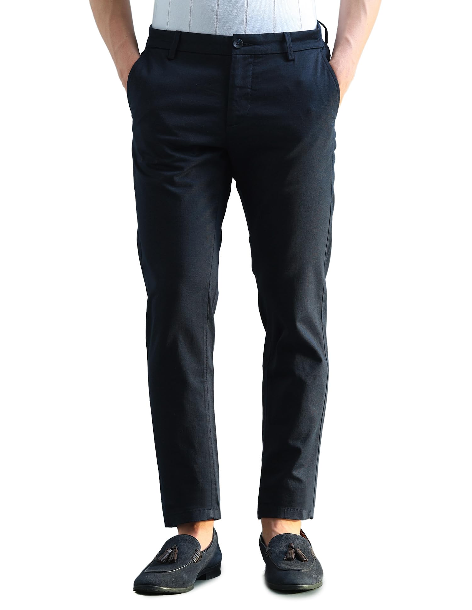 arrow sports Arrow Sport Men's Slim fit Satin Trousers-picture-16
