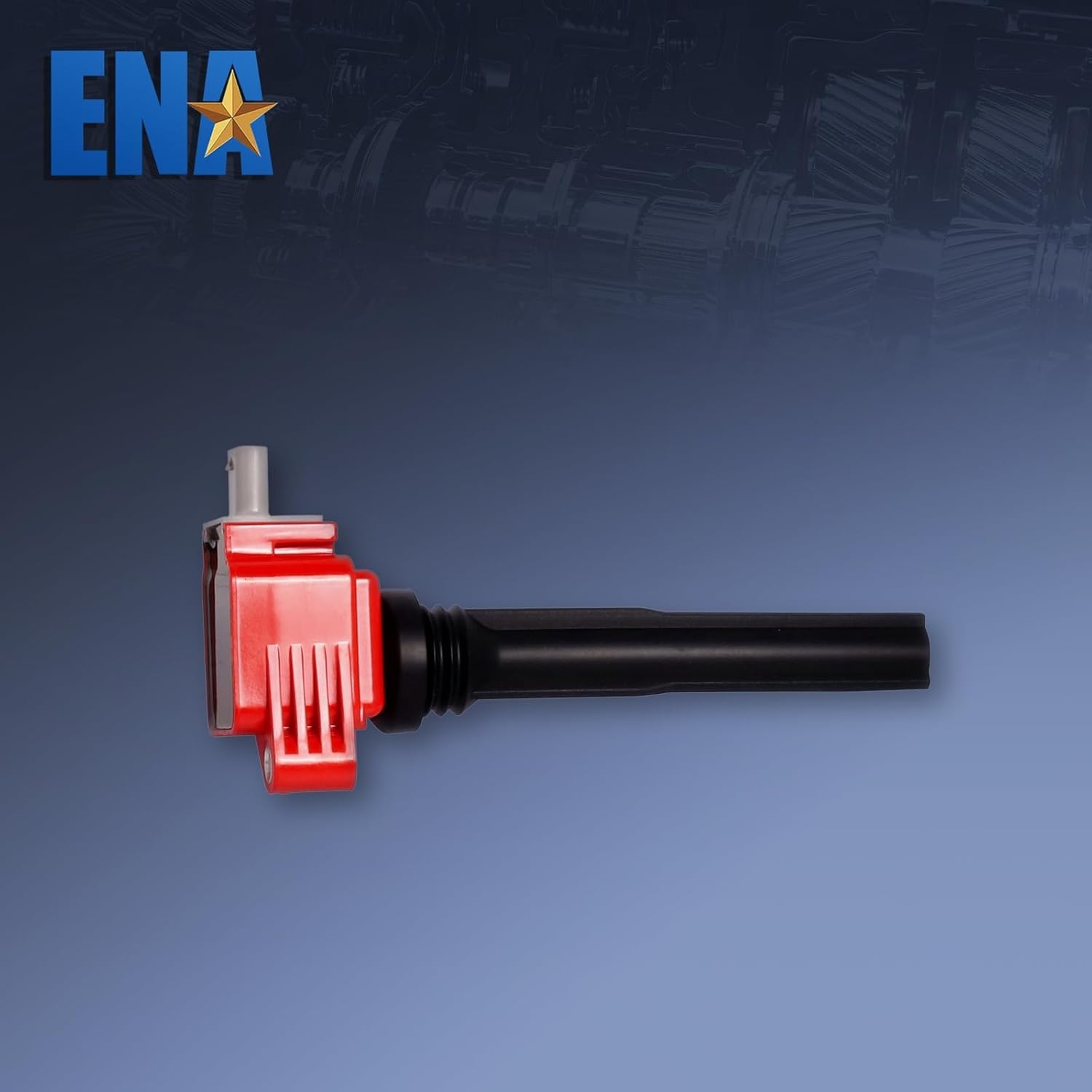 ENA Set of 6 Red Ignition Coil Pack 3.5 Compatible with Lincoln Ford 2017 2018 2019 2020 2021 F150 GT, 2018 2019 2020 2021 Expedition Navigator 3.5L V6 Coils Replacement for UF826 HL3Z12029A 368330