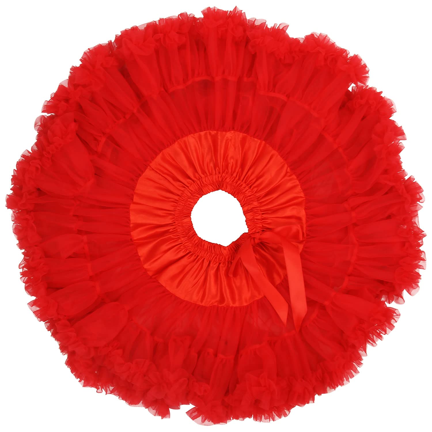 discoball Mädchen Rock Tulle Ballett Tutu überlagert Rüsche Tröckchen Tanz Tüllrock Petticoat Kostüme