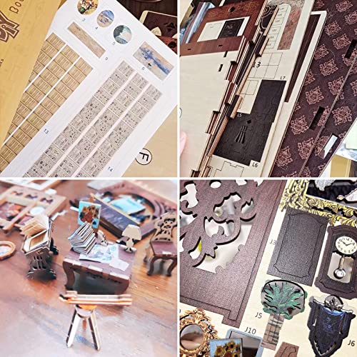 Kit de rincón mágico de madera 3D ideal para regalar a lectores 6