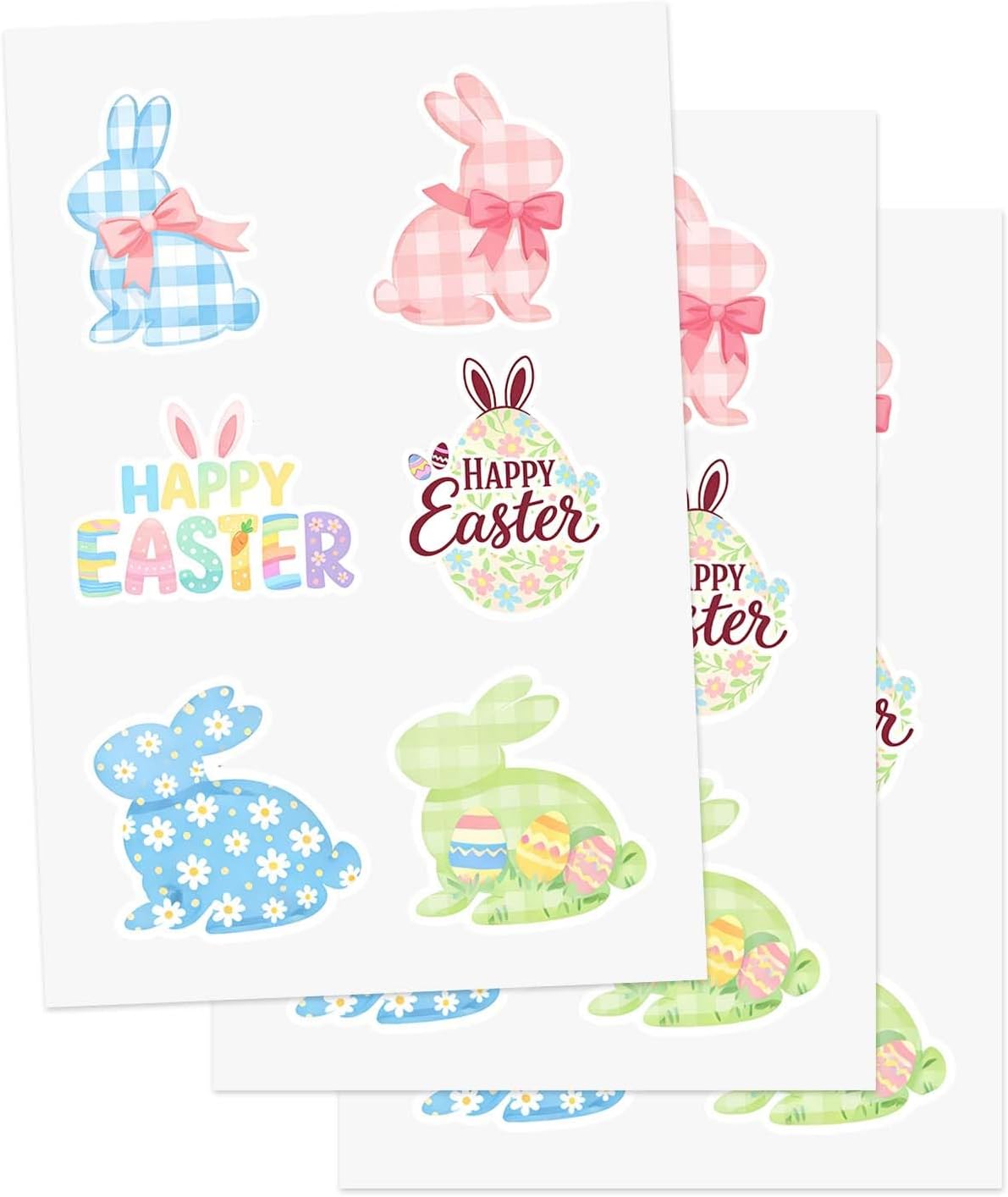 Easter Pastel Stickers (70 stickers, 6 sheets)