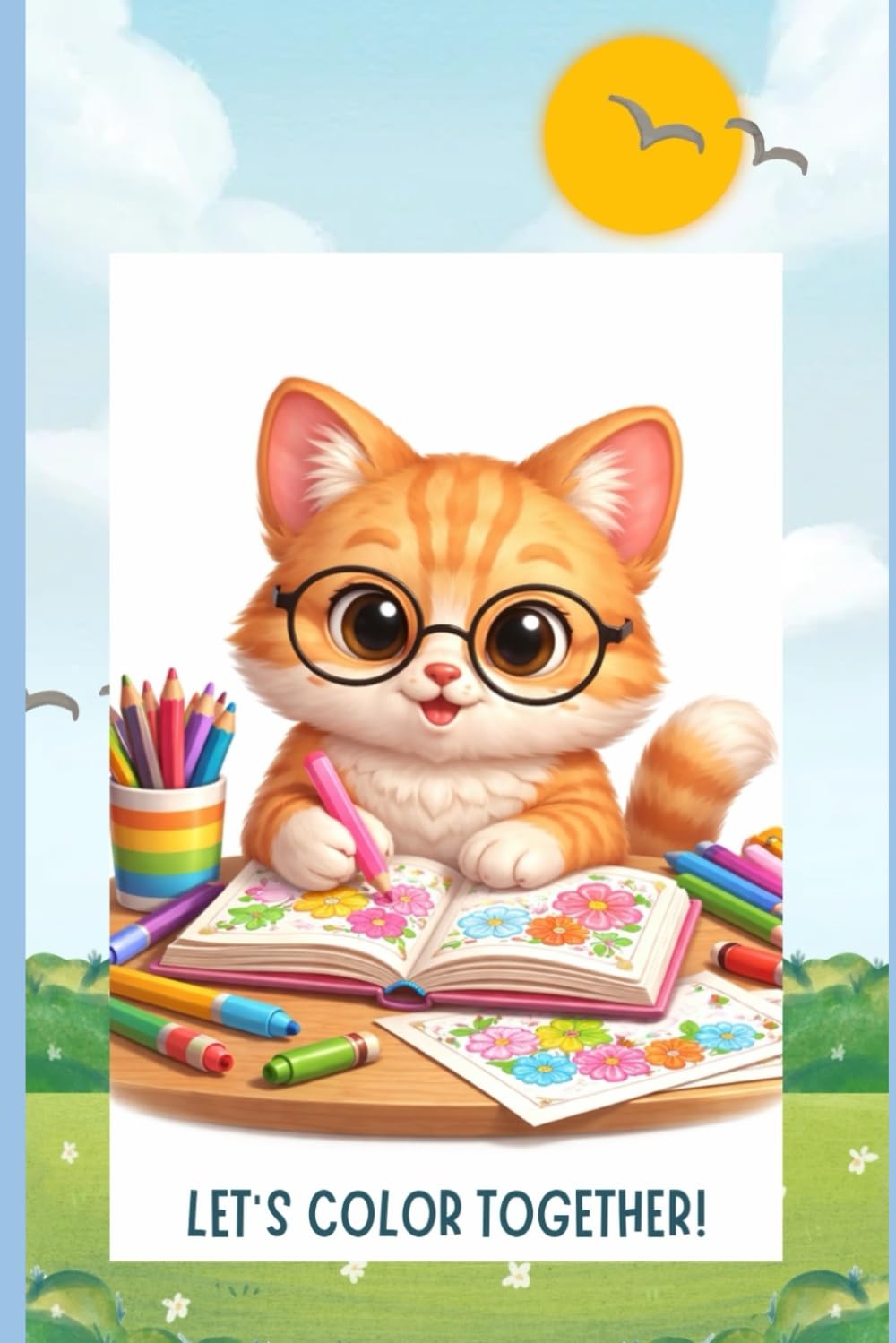 Let's color together!: Coloring book