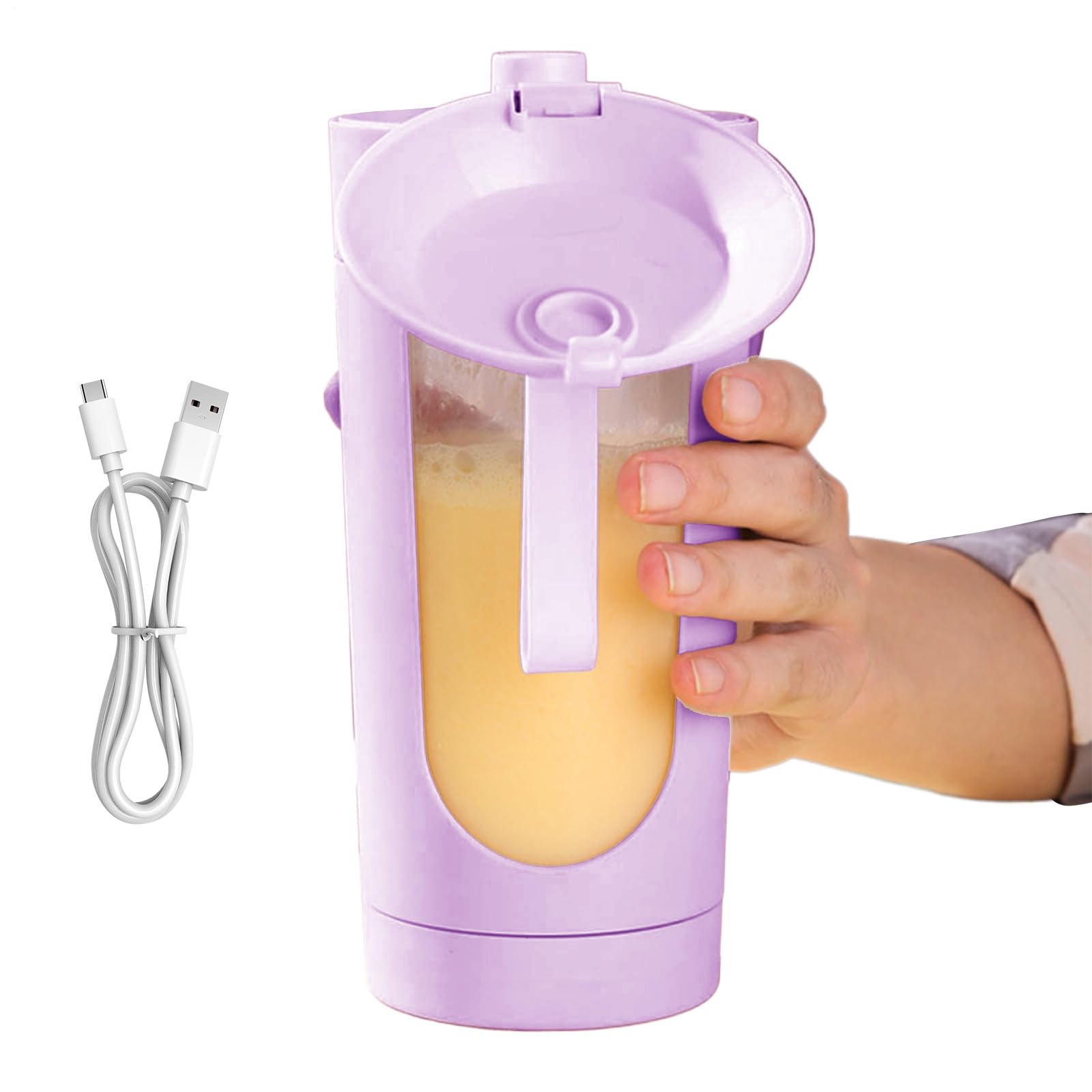 Frullatore Personale Frullatore a Batteria da 700ml Compatto per Frutta