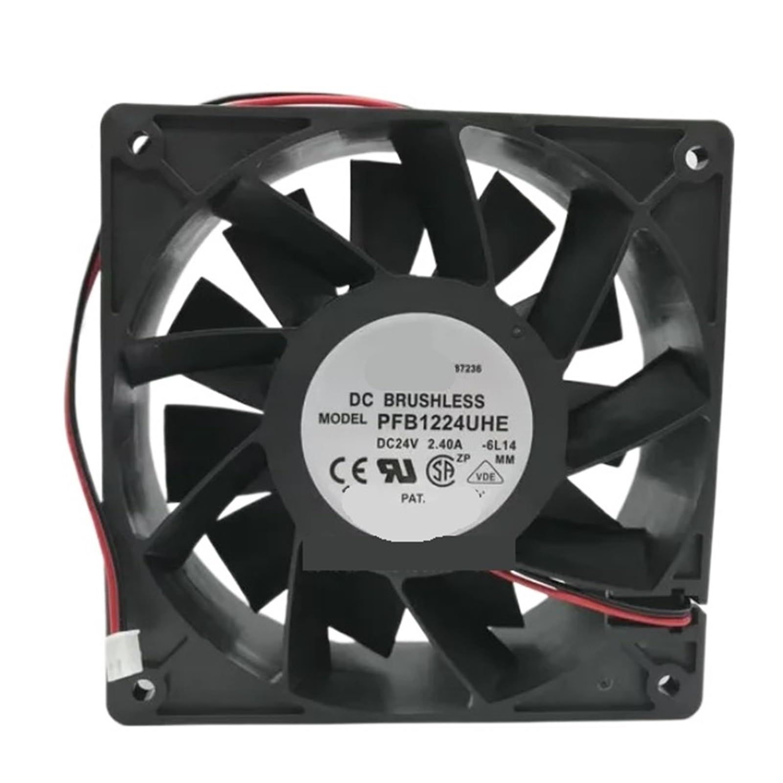 PEQYUACTE FFB1224EHE DC 24V 1.5A 120x120x38mm 3-Wire Cooling Fan