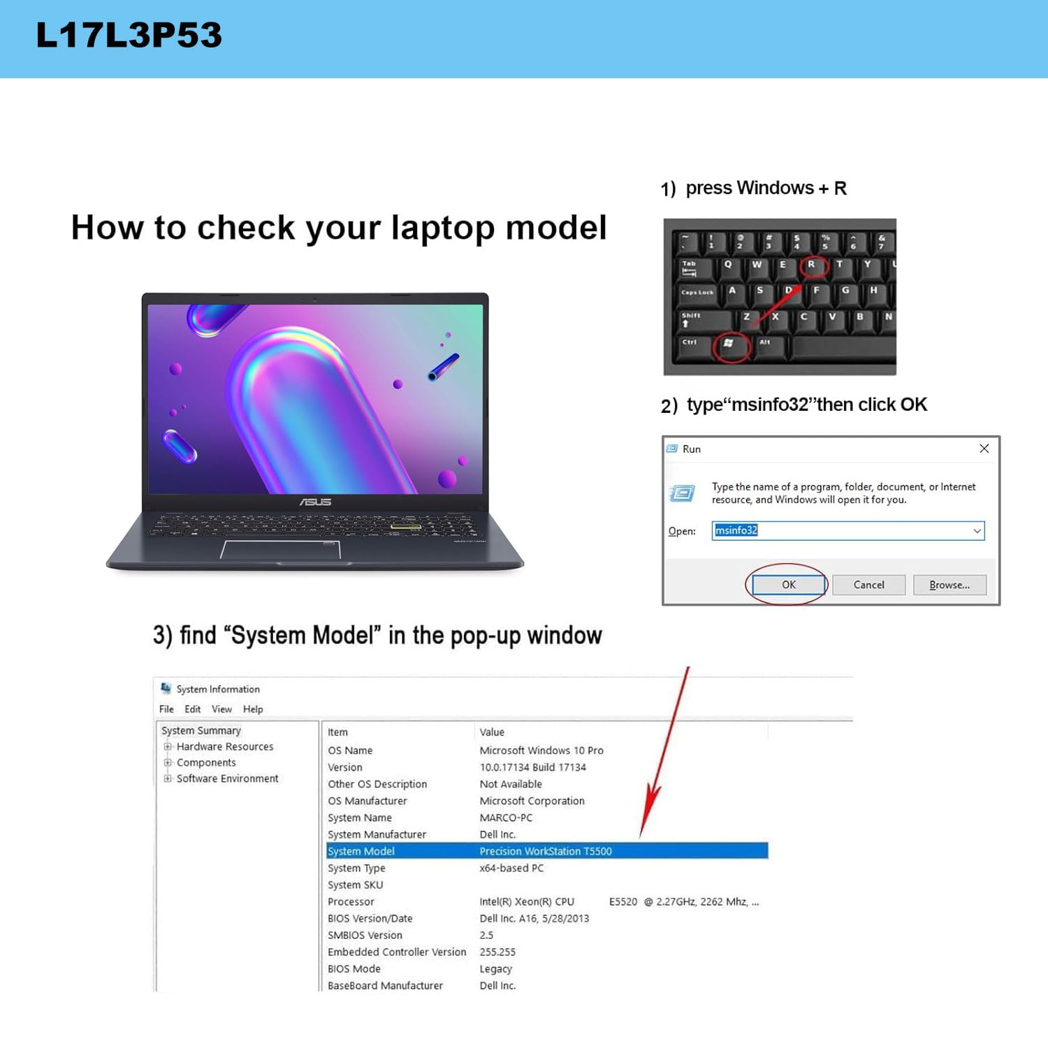 BLESYS L17L3P53 L17C3P53 L17M3P55 Akku für Lenovo ThinkPad L380 L390 S2 Yoga 2018 Laptop 01AV481 01AV482 01AV483