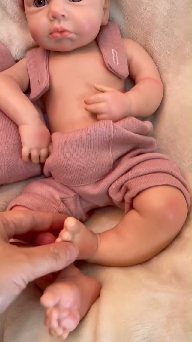 OtardDolls 10 Inch Reborn Baby Doll - Realistic Full Silicone Doll With Accessories