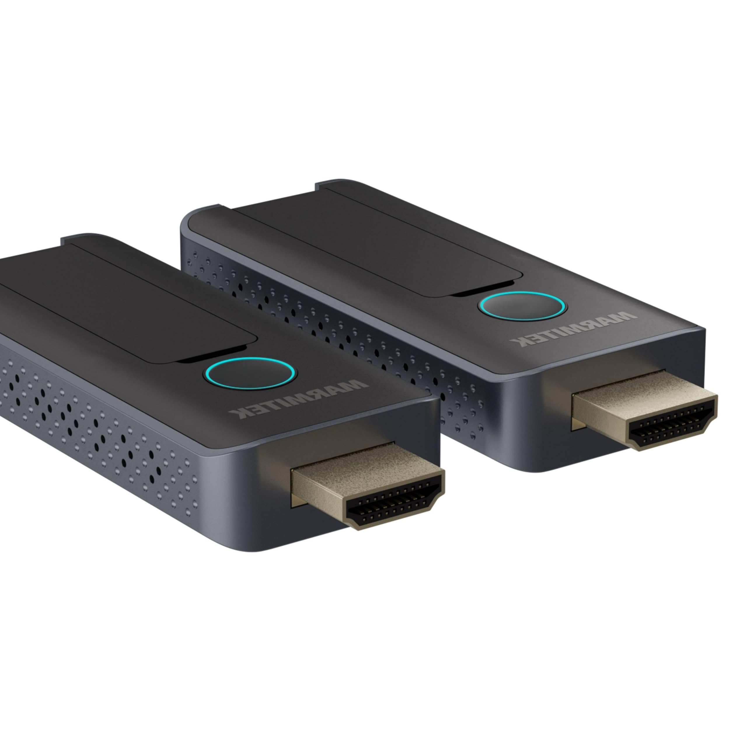 Marmitek STS1 - Drahtloser HDMI Extender 1080p Full HD für Laptop USB-C | Kabelloser HDMI Sender für Monitor oder Beamer, Plug & Play ohne WLAN/Software, USB-C, 20 m und geringe Latenz