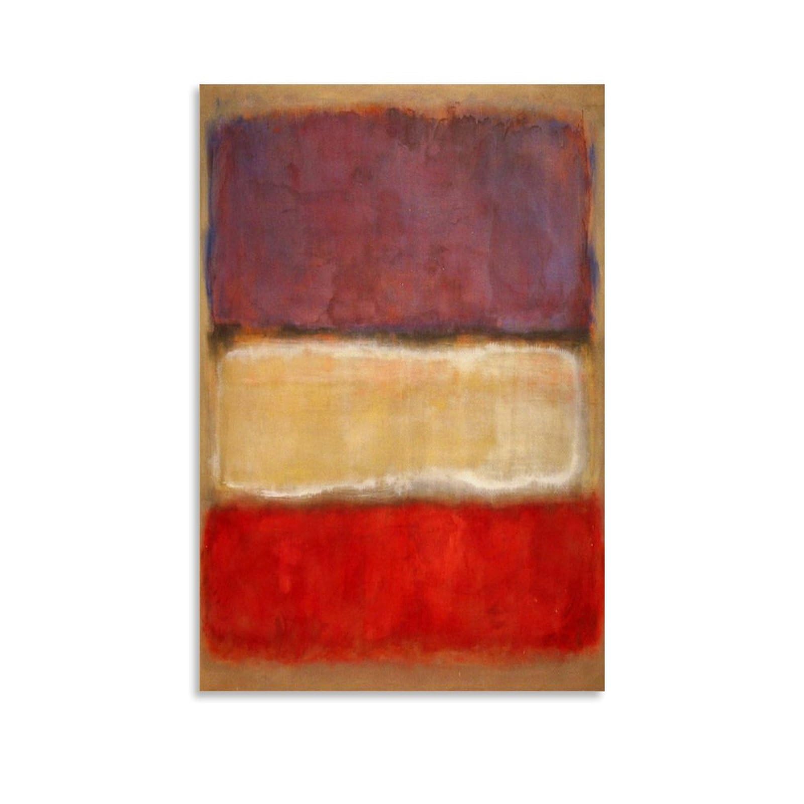 Mark Rothko Painter Works《NO. 49》Printed Posters Painting On Canvas Wall Art Scroll Picture Print Living Room Walls Decor Homes 24x36inch(60x90cm)