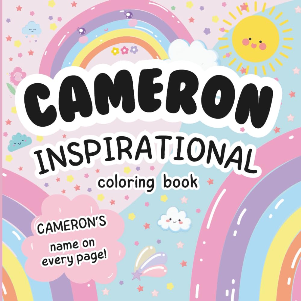 Cameron Inspirational Coloring Book: Personalized Just for Cameron – Cameron's Name Appears on Every Coloring Page