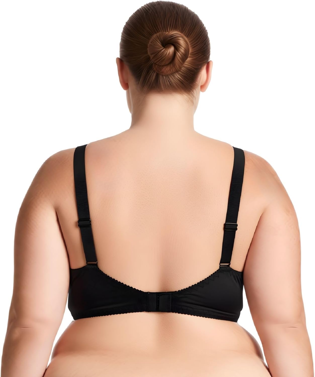 Curve Muse Women's Lightly Padded Underwire Embroidery Lace Bra-2PK - Image 5