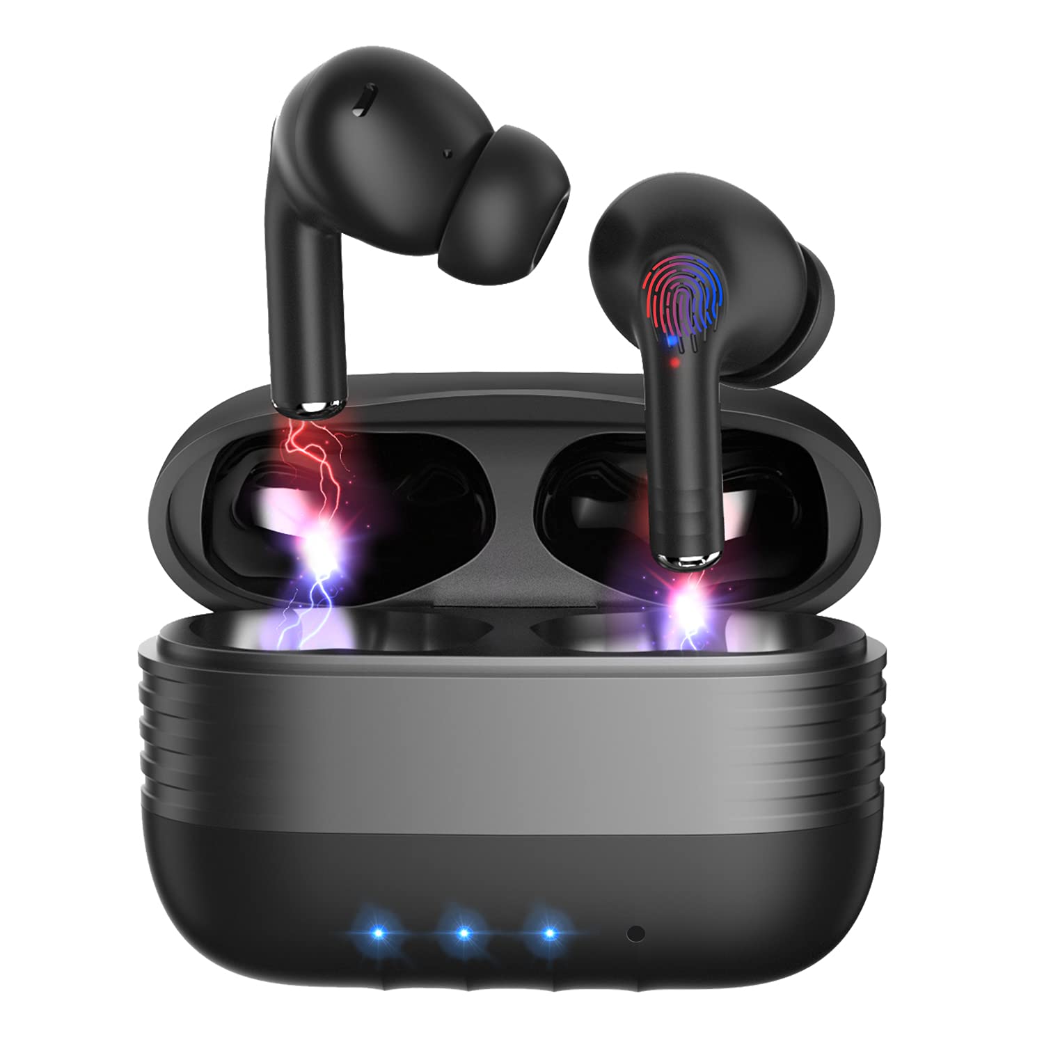 Sponsored Ad - Clownfish Active Noise Cancelling True Wireless Earbuds,ANC in Ear Headphones Bluetooth 5.1, Built-in 4 Mi...