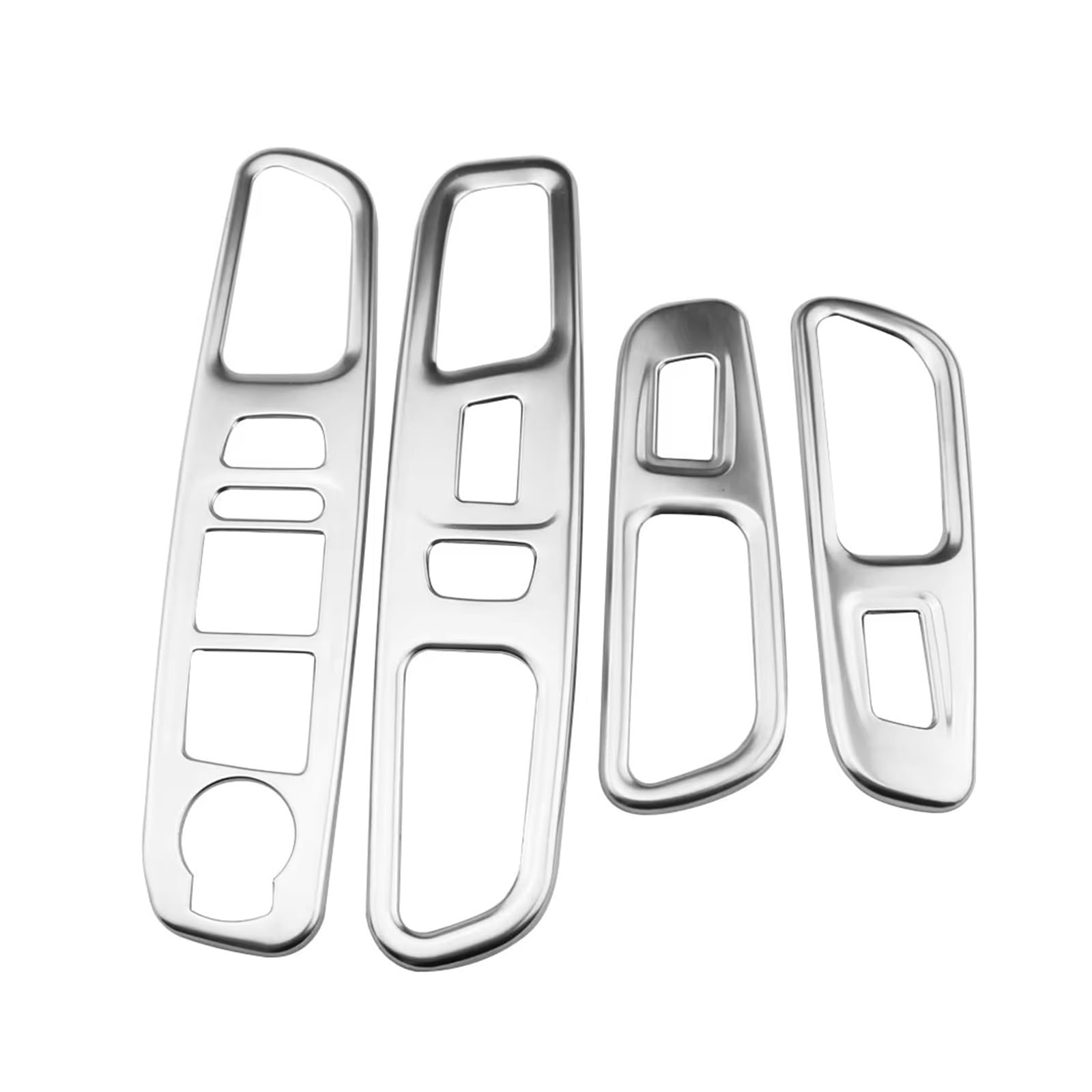 for Jeep for Renegade 2014-2021 LHD Car Window Lift Switch Cover Sticker Trim Interior Accessories Car Interior Mouldings(Matte Sliver)