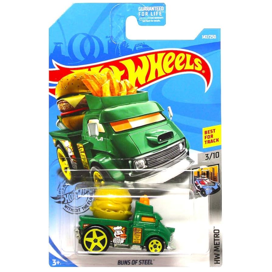 Amazon | Hot Wheels 2019 Hw Metro - Buns of Steel, Green 147
