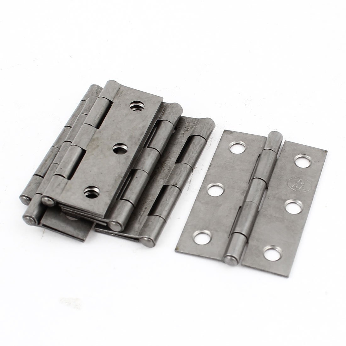 Aexit 6Pcs Metal Clothes Hangers Square Shape Interior Door Butt Hinge Hardware Children's Clothes Hangers 63mm 2.5