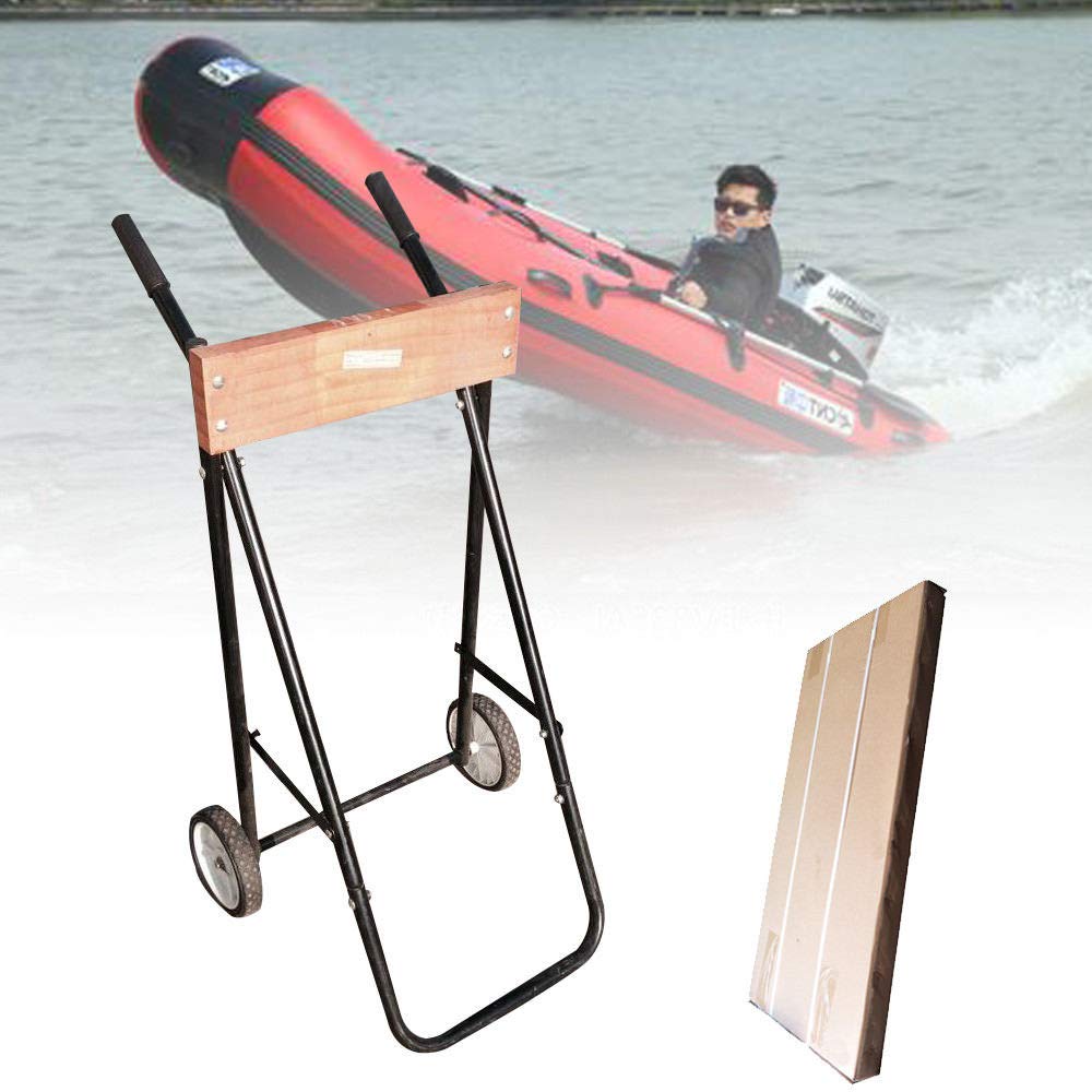 Motorboat Cart 100KG Outboard Motor Engine Trolley Stand Boat Carrier