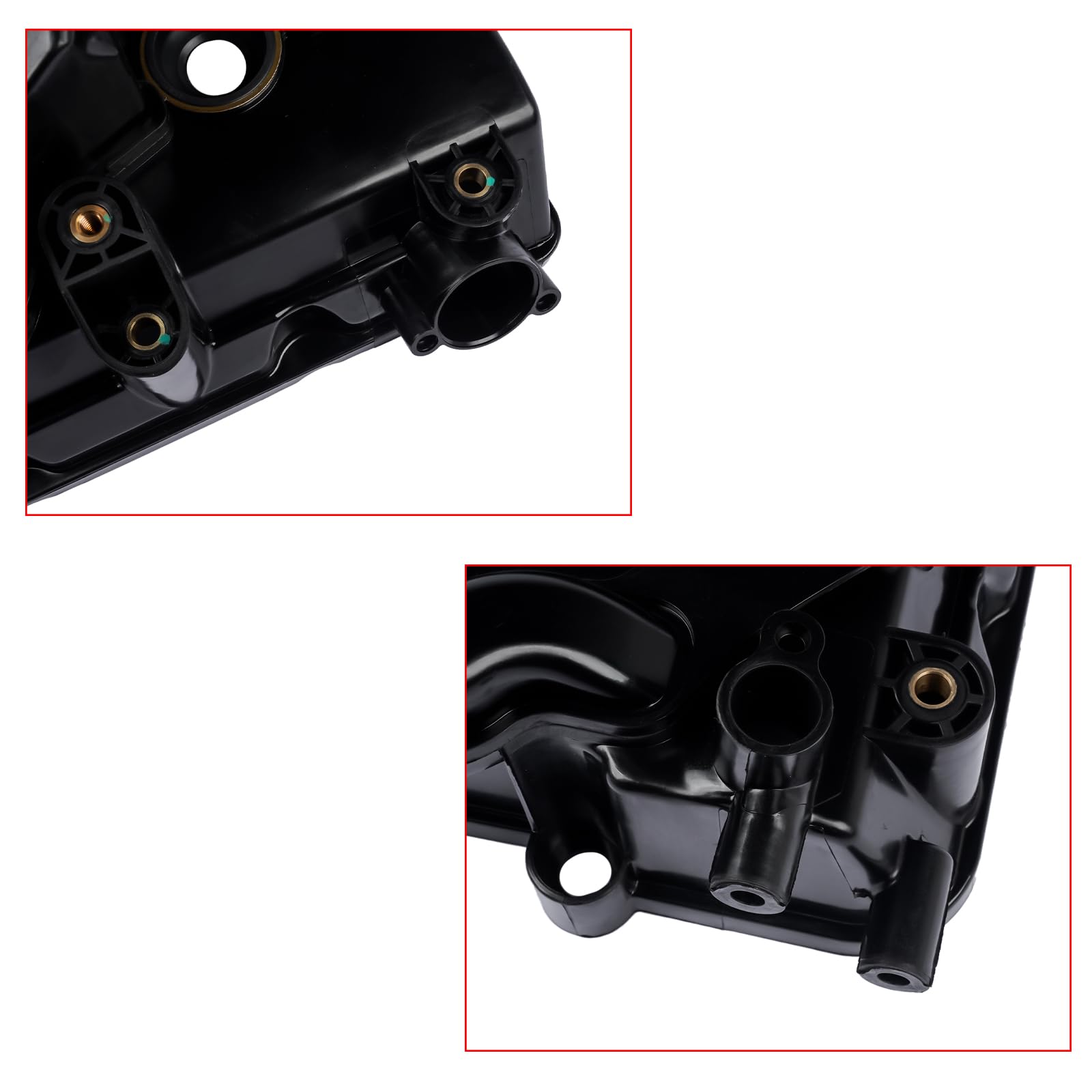 2* Couvercle de soupape de couvercle de culasse Compatible avec A4 A5 A6 A7 A8 Q5 SQ5 Q7 Q8 T0uareg Ama-Rok 3.0 TDI 059103469CG 059103469DE 059103470CS