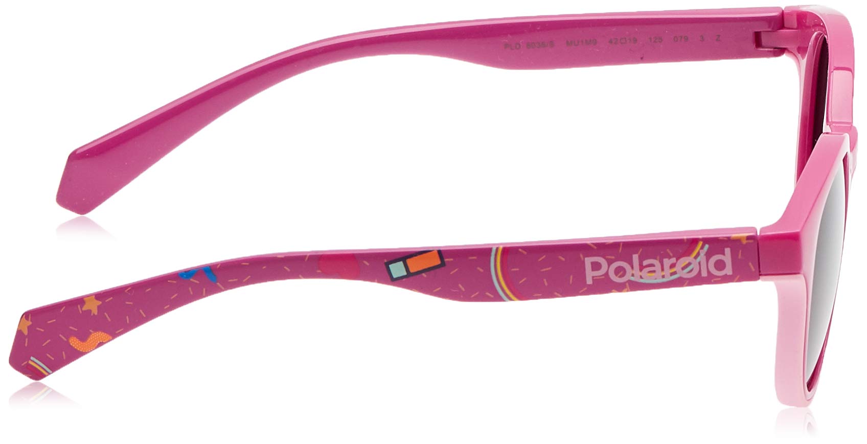 Polaroid PLD 8036/S MU1 FUCHSIA, 42, ROUND/OVAL, Polarized
