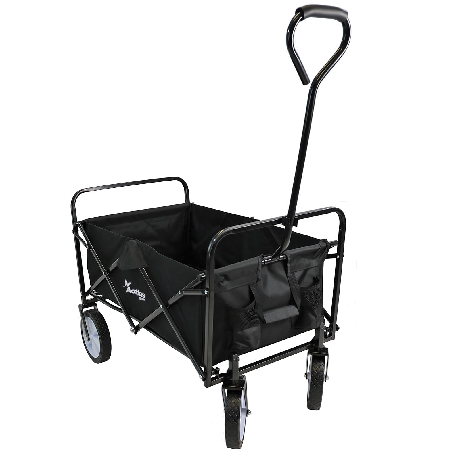 Festival Wagon Garden Cart Trolley - Black