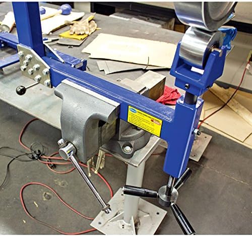 Miniatura 4 de Eastwood Benchtop English Wheel Sheet Metal Planishing Yunque Shrinker Camilla Martillo Inglés Shaping Banco de trabajo robusto