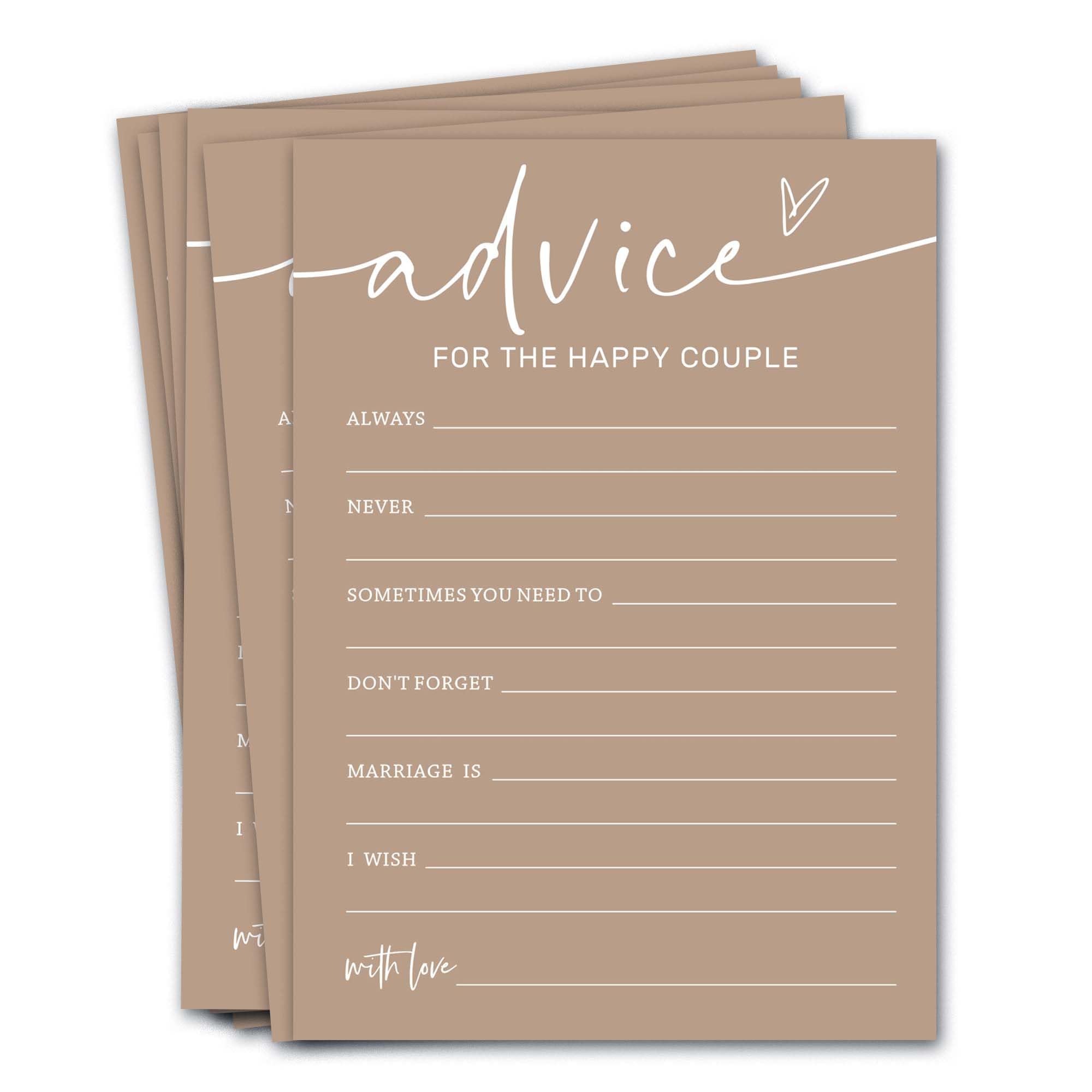 Tarjetas de juegos de despedida de soltera, consejos para la pareja feliz, juegos de despedida de soltera para 25 invitados, fiesta de compromiso, juegos de boda para invitados, suministros
