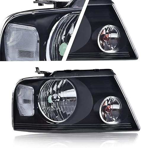 Miniatura 5 de G-PLUS Conjunto de faros delanteros, compatible con Ford F150 2004-2008Lincoln Mark LT 2004-2008 (no compatible con modelos de camas F150