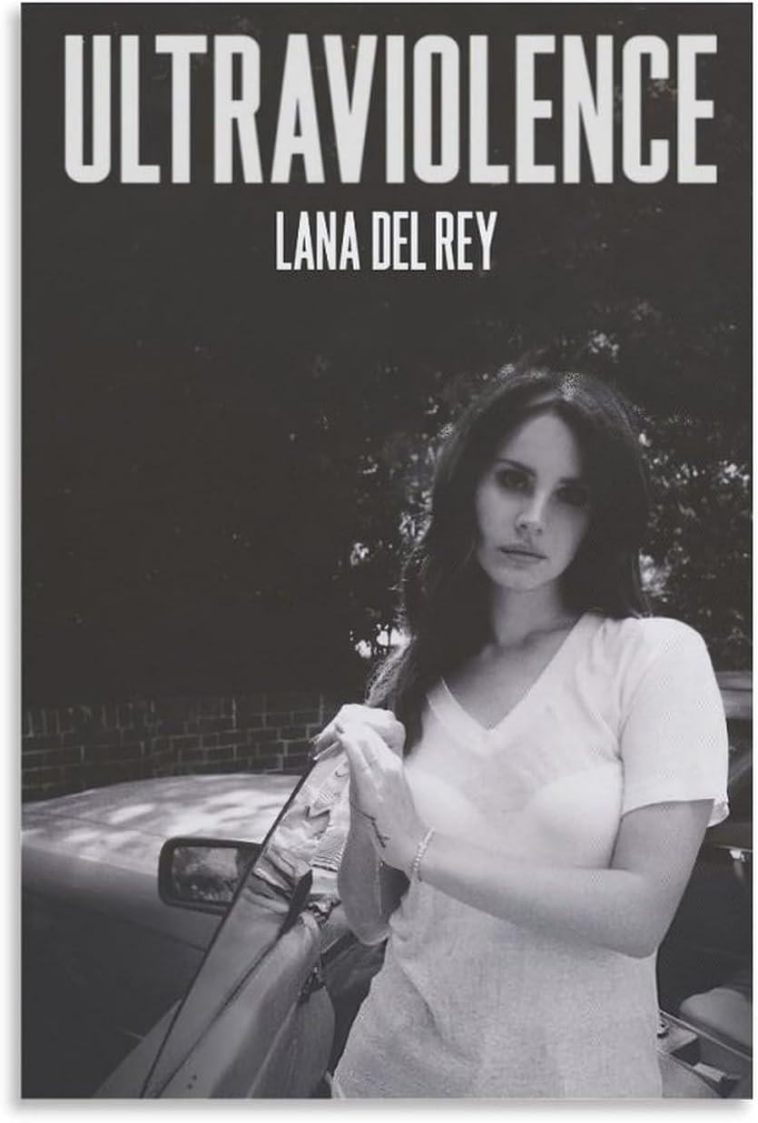 BNDFJAODLLana Del Rey Poster Music Vintage Canvas Art Aesthetic And Wall Art Picture Decor Poster16x24inch(40x60cm)