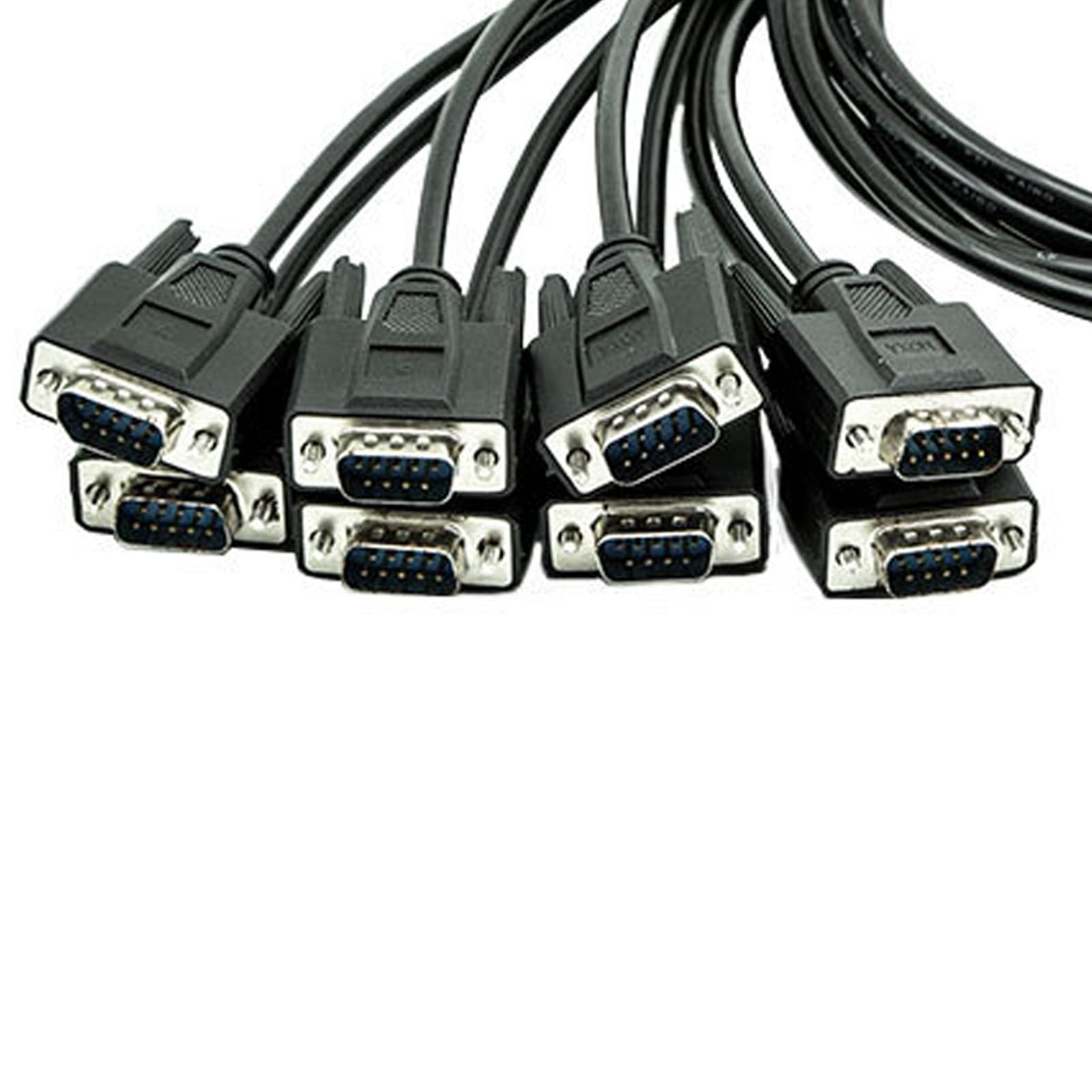 Scheda adattatore da PCIe a DB9 a 8 porte, convertitore RS232 ad alta velocità per trasferimento dati industriali e laboratori server