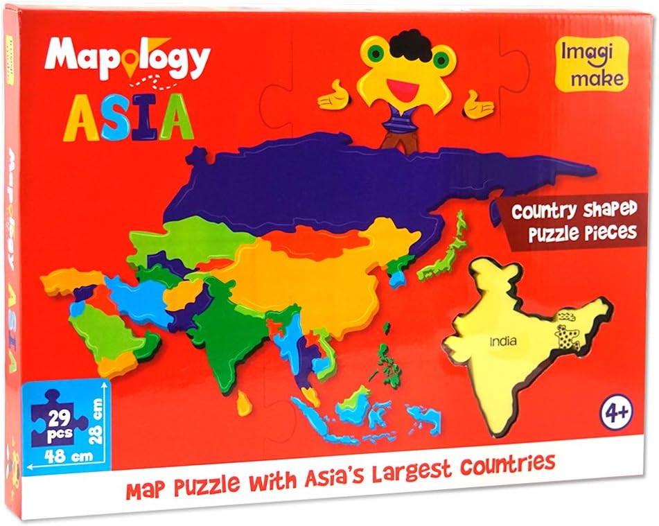 Imagimake Mapology: Destination Asia Map Puzzle