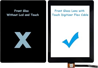Touch Screen Panel Digitizer (Without LCD Display) Compatible with AUTEL MaxiSys MS906TS MS906 MS906BT 8.0 inch with Tools