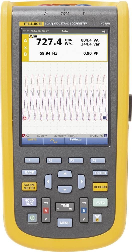 FLUKE-​125B/​EU ScopeMeter industriel 40MHZ, EU