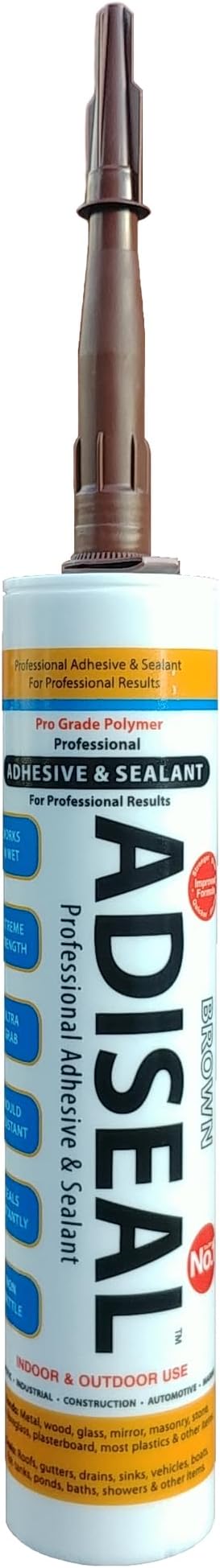 Brown Adhesive & Sealant 290ml - ADIBRN