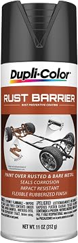 Dupli-Color Rust Barrier Rust Preventive Aerosol, Gloss, Black, 11 oz